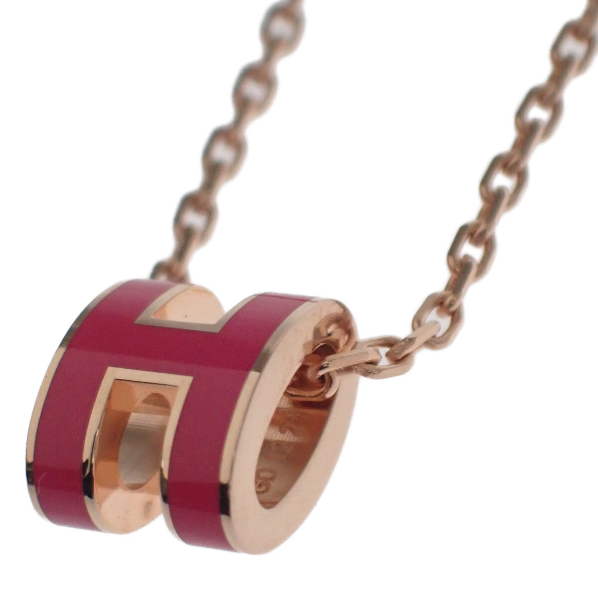 Hermes Mini Pop H Pendant Necklace Enamel Necklace in Excellent condition
