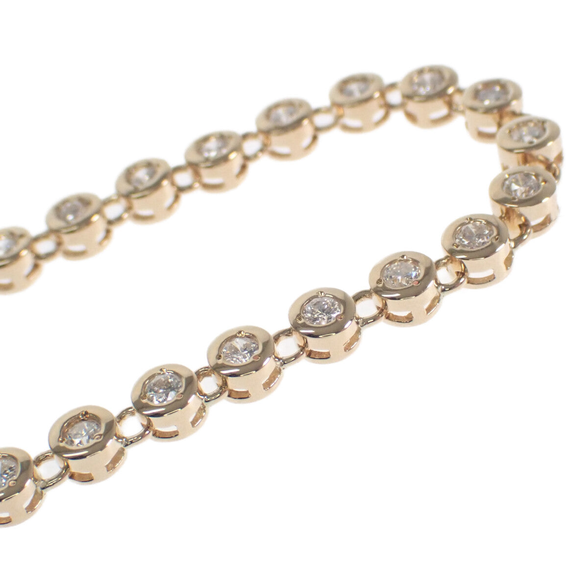 K18 Yellow Gold Diamond Bracelet with 1.02ct Diamond for Women