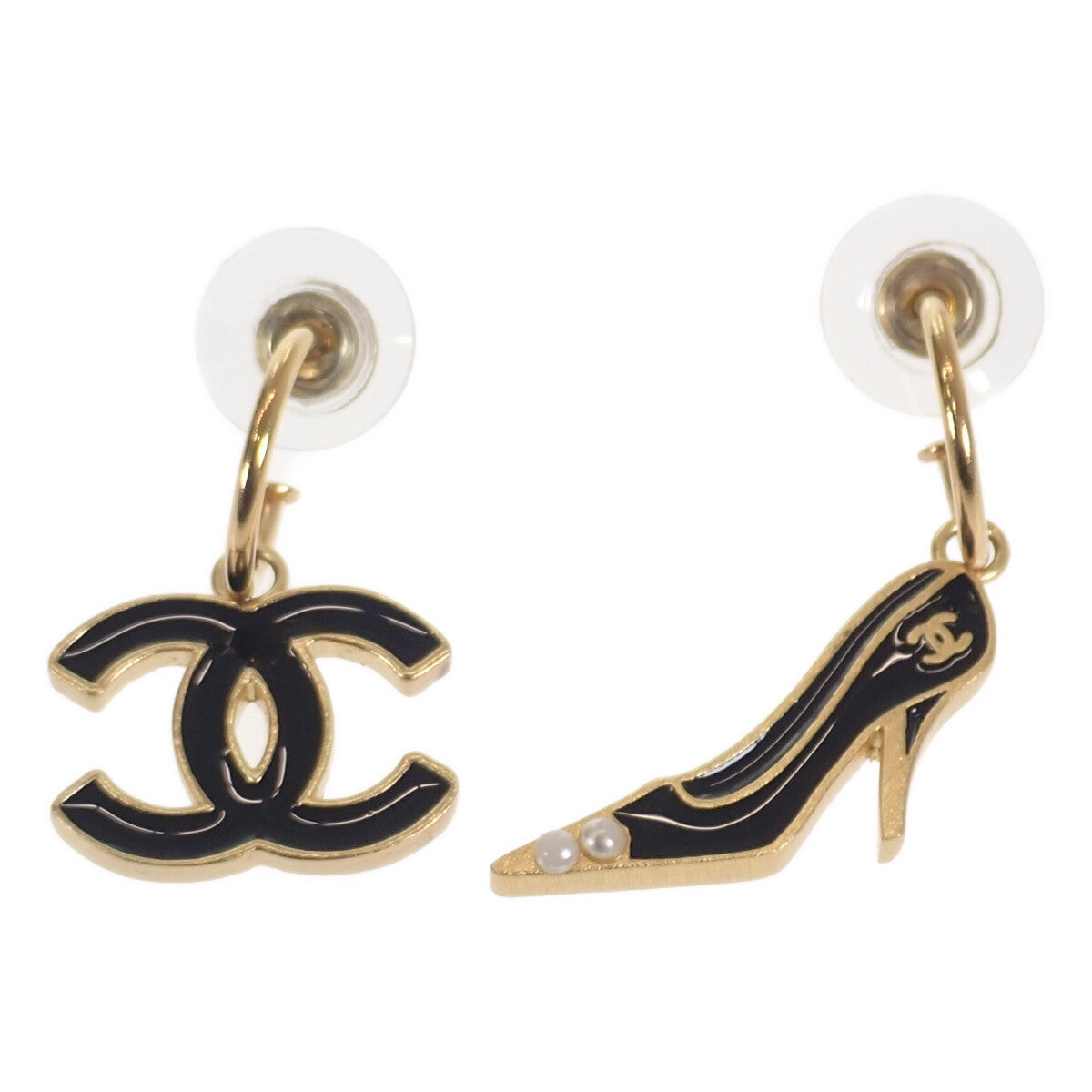 Chanel Mismatch CC & Heels Earrings Metal Earrings in Good condition