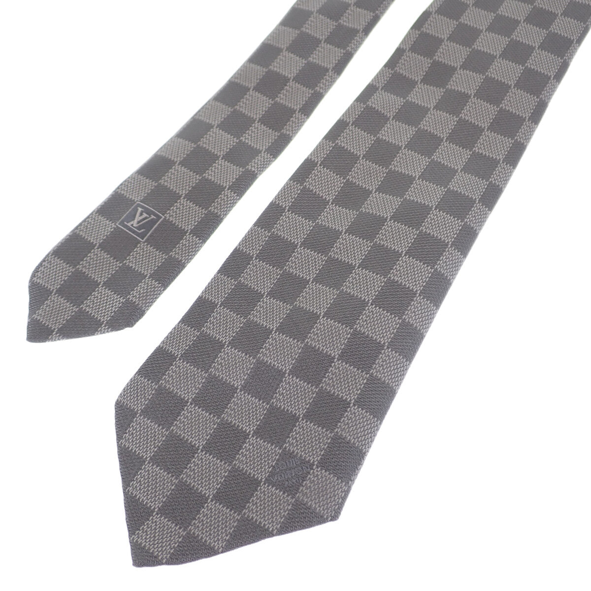 Louis Vuitton Damier Classic Tie Canvas Necktie M71214 in Excellent condition