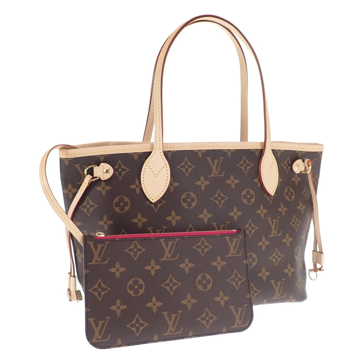 Louis Vuitton Neverfull PM Canvas Tote Bag M41245 in Excellent condition