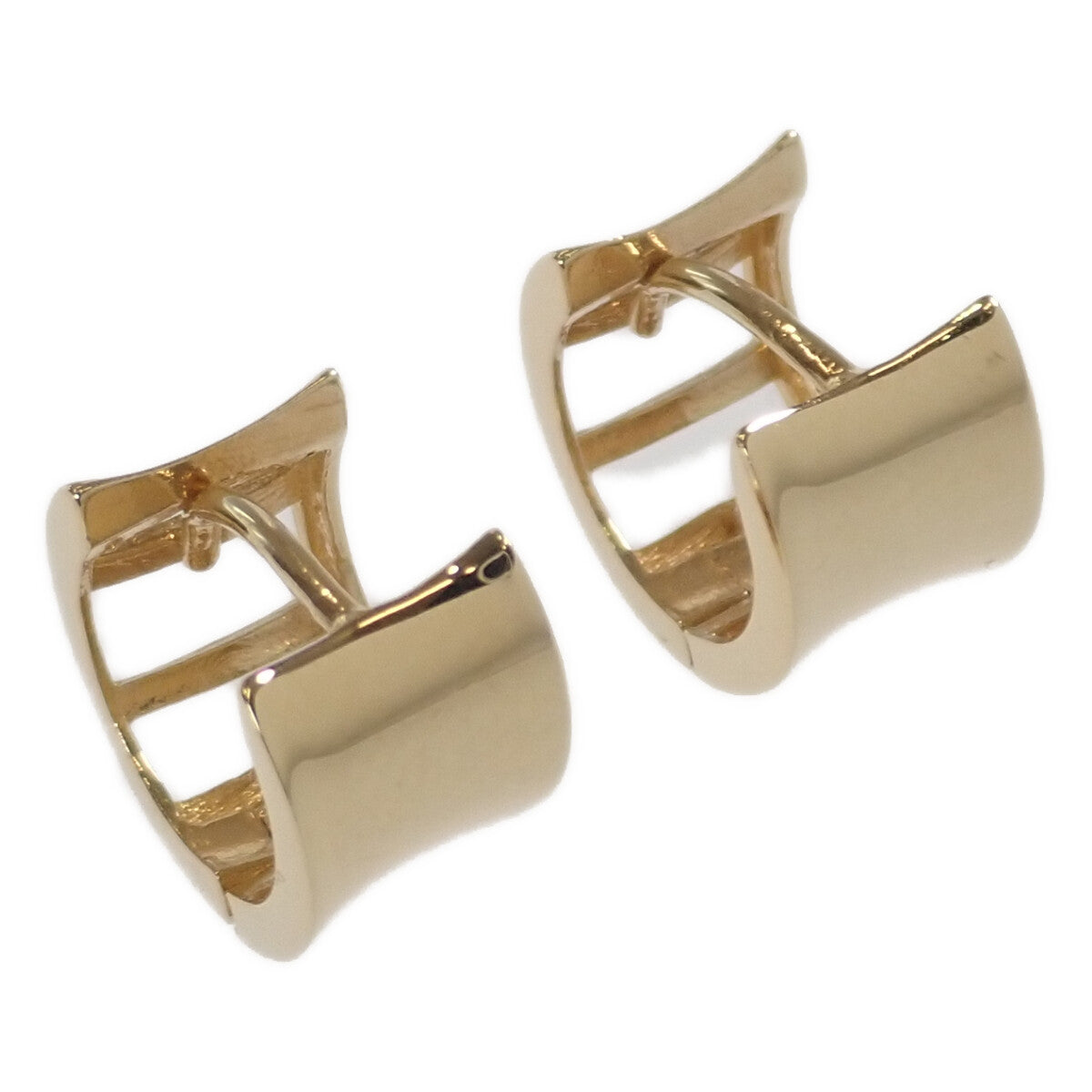 Hoop Earrings, K18 Yellow Gold for Women - Preloved