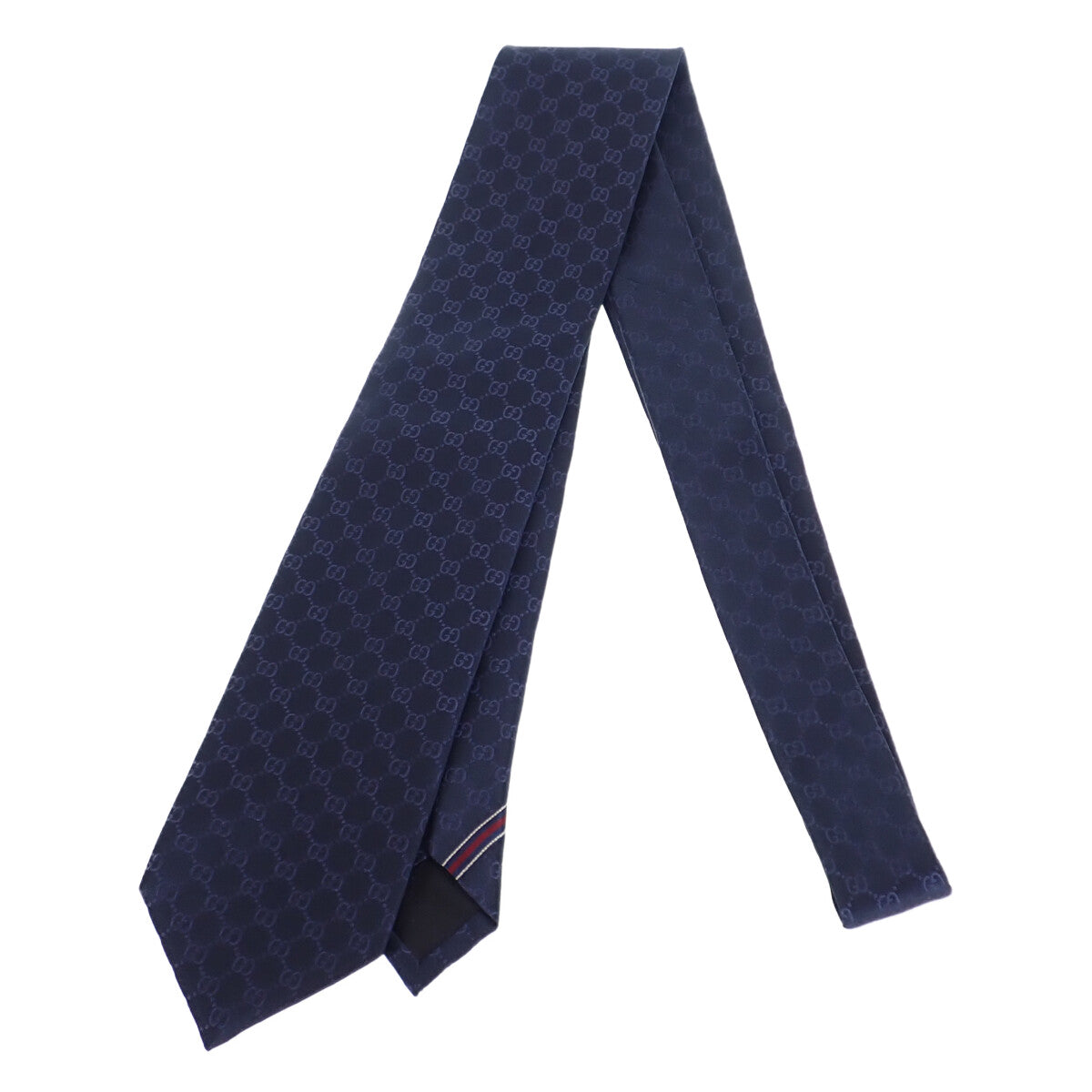 Gucci GG Silk Tie  Canvas Necktie 456520 4B002 4168 in Excellent condition