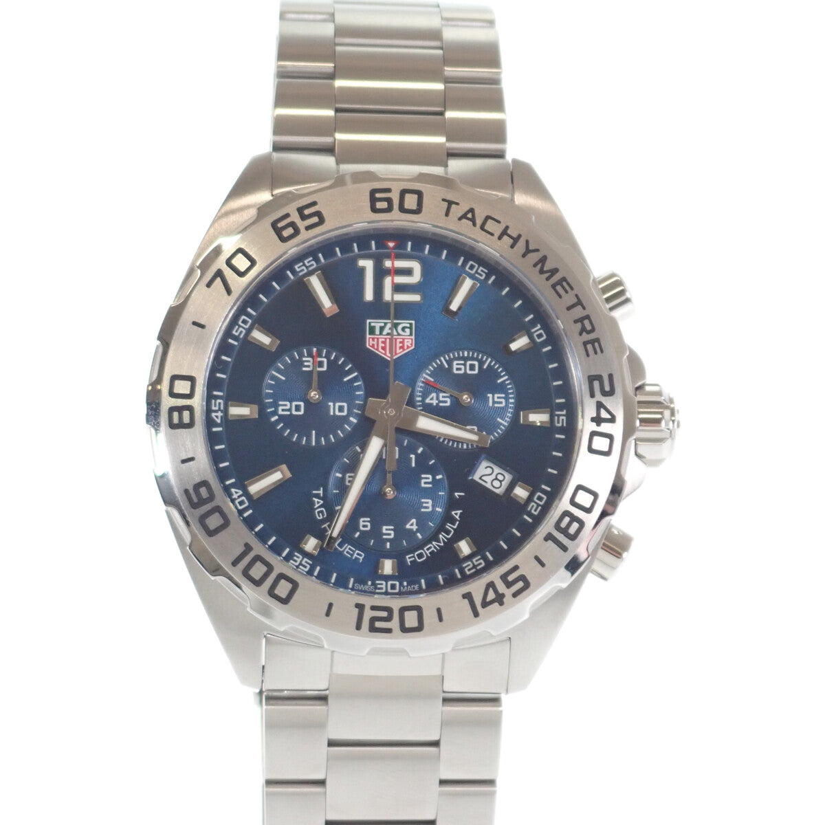 TAG HEUER Formula 1 Men's Chronograph Quartz Watch, Stainless Steel, Blue with Blue Dial CAZ101K.BA0842