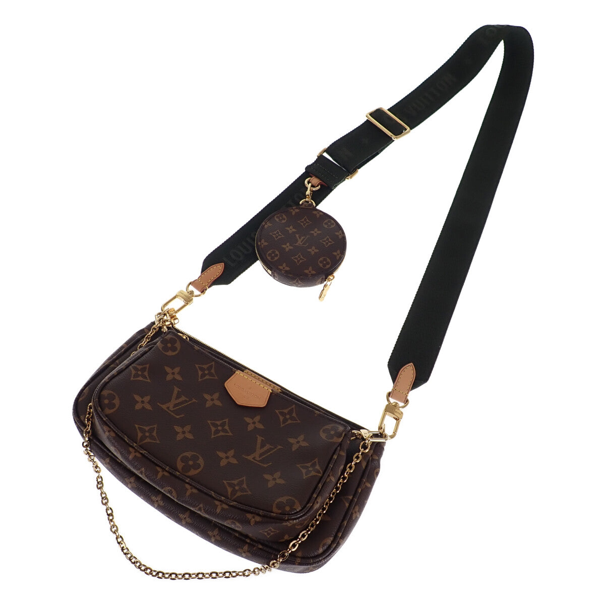 Louis Vuitton Multi Pochette Accessoires Canvas Shoulder Bag M44813 in Excellent condition