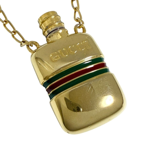 Gucci perfume bottle pendant necklace