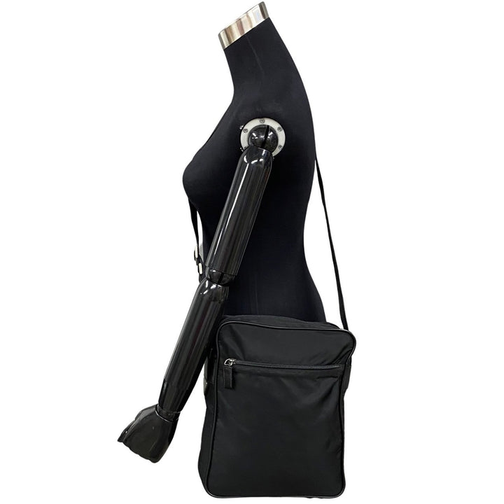 Prada Tessuto Crossbody Bag Leather Crossbody Bag