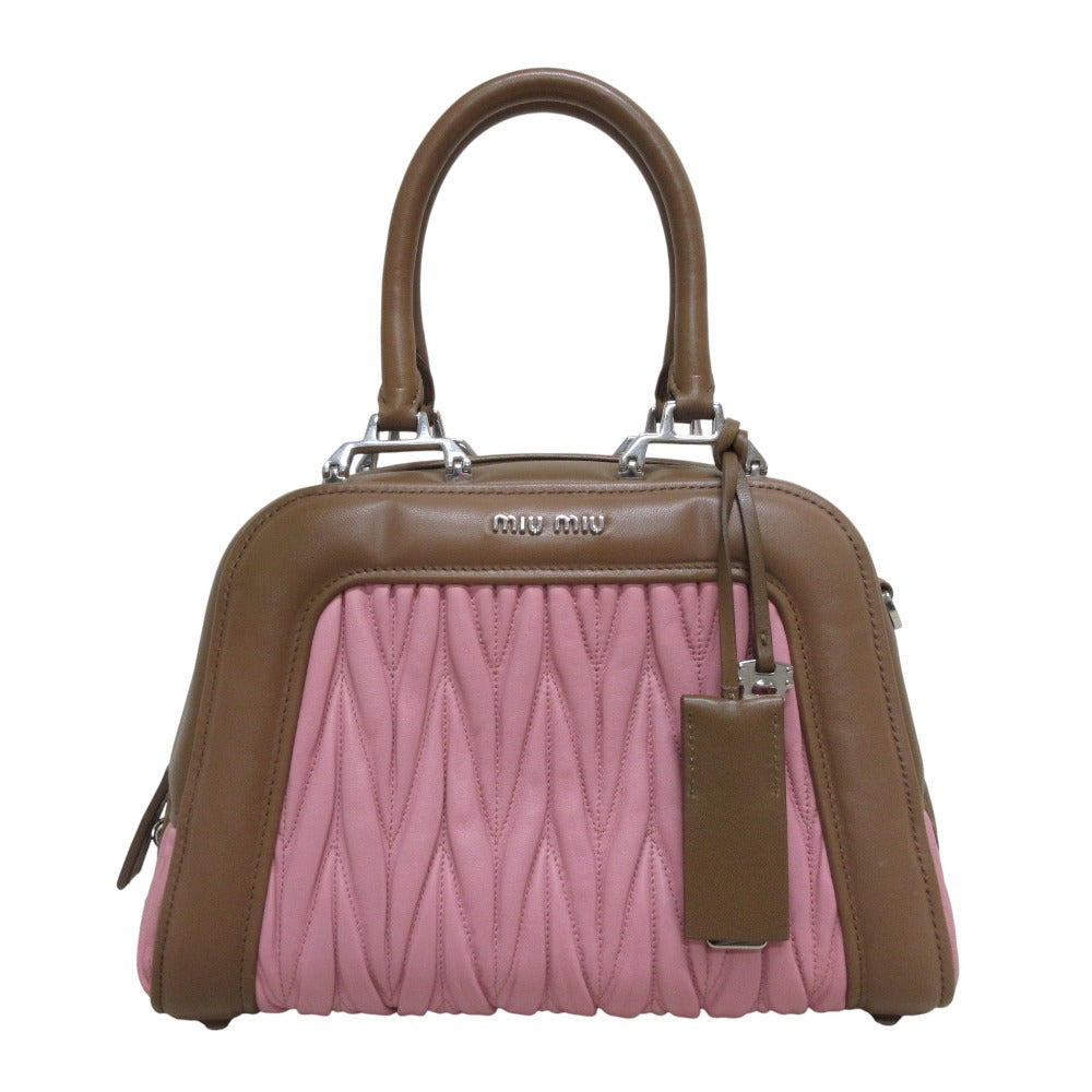Miu Miu Matelassé 2way Leather Bag