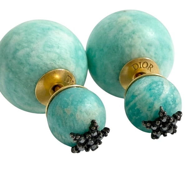 Christian Dior Stone Earrings