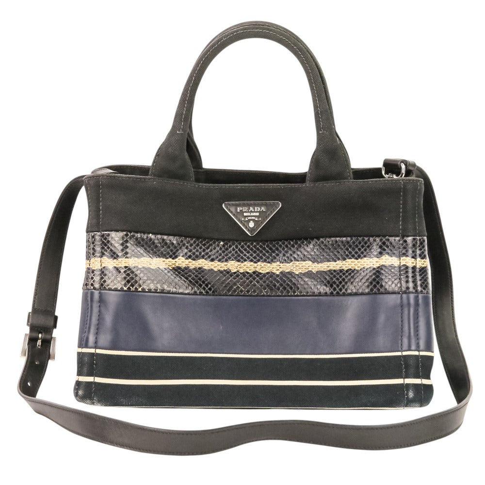 Prada Canapa Patchwork 2way bag