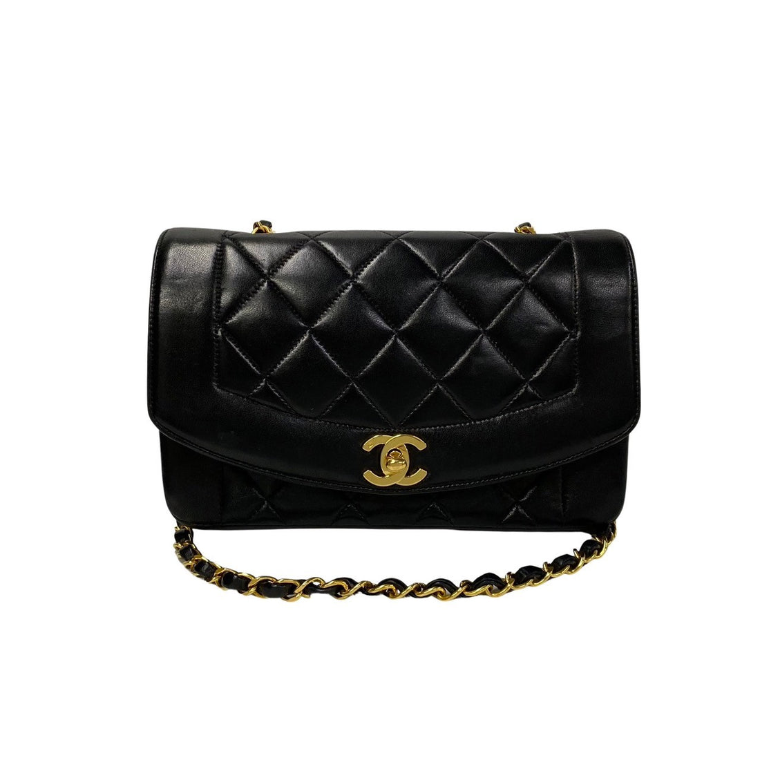 Chanel Diana Flap Crossbody Bag Leather Crossbody Bag in Very Good Condition