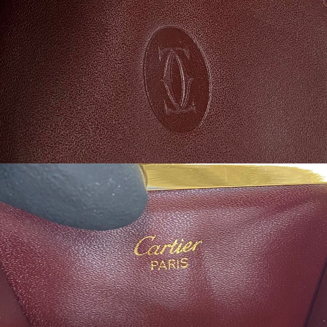 Cartier Must de Cartier Coin Case  Leather Coin Case