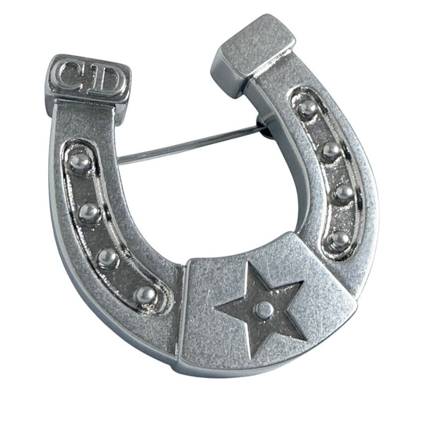 Christian Dior Horseshoe Brooch