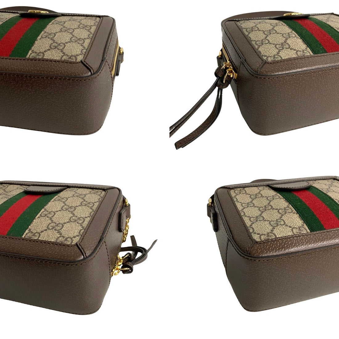 Gucci GG Supreme Ophidia Mini Crossbody Bag Canvas Crossbody Bag 602576 in Excellent Condition