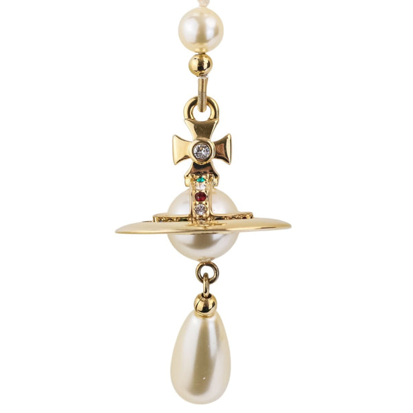 Vivienne Westwood Orbe Broken Pearl Necklace
