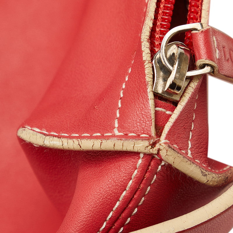 Loewe Leather Handbag Red