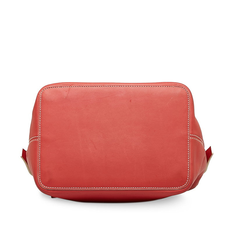 Loewe Leather Handbag Red