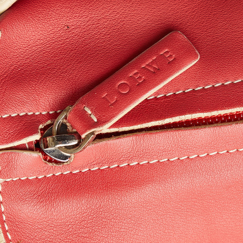 Loewe Leather Handbag Red