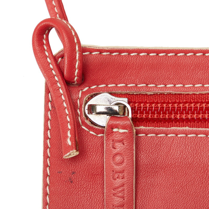 Loewe Leather Handbag Red