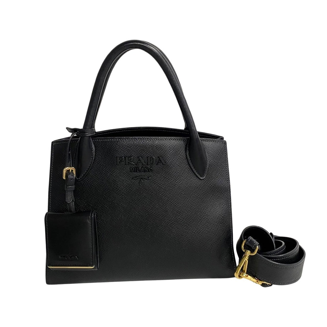 Prada Saffiano Leather Handbag Leather Handbag