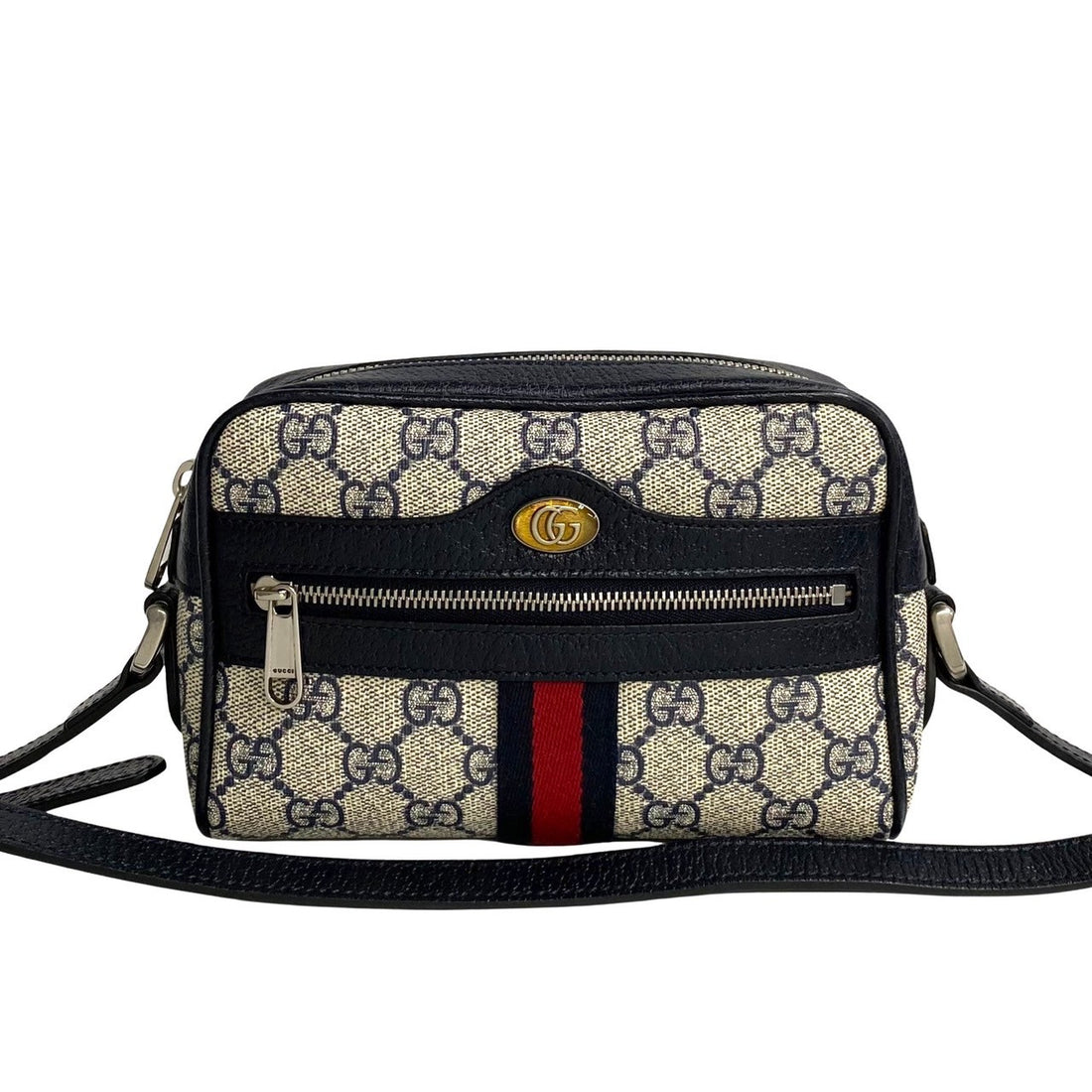 Gucci Ophidia Mini Cross Body Bag Canvas Shoulder Bag 517350 in Very Good Condition