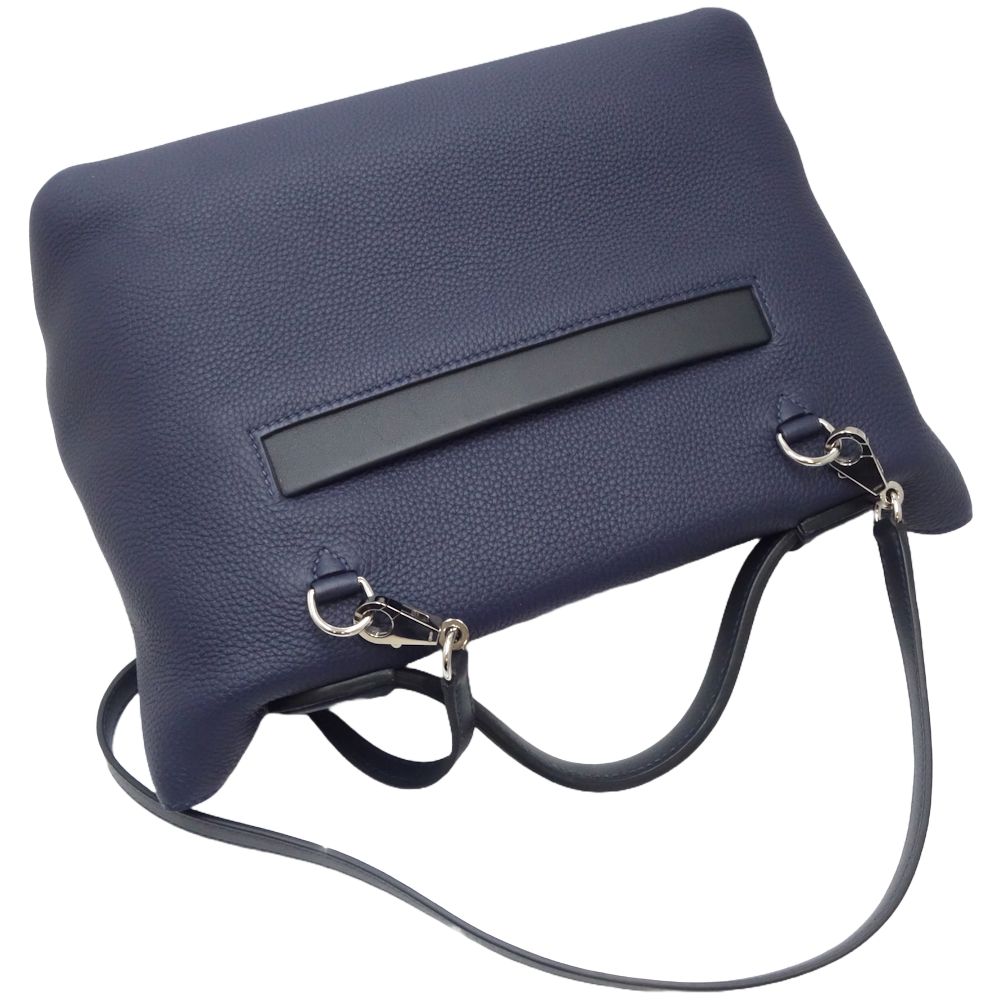 Hermes 24/24 2Way Bag Togo Blue Nuit