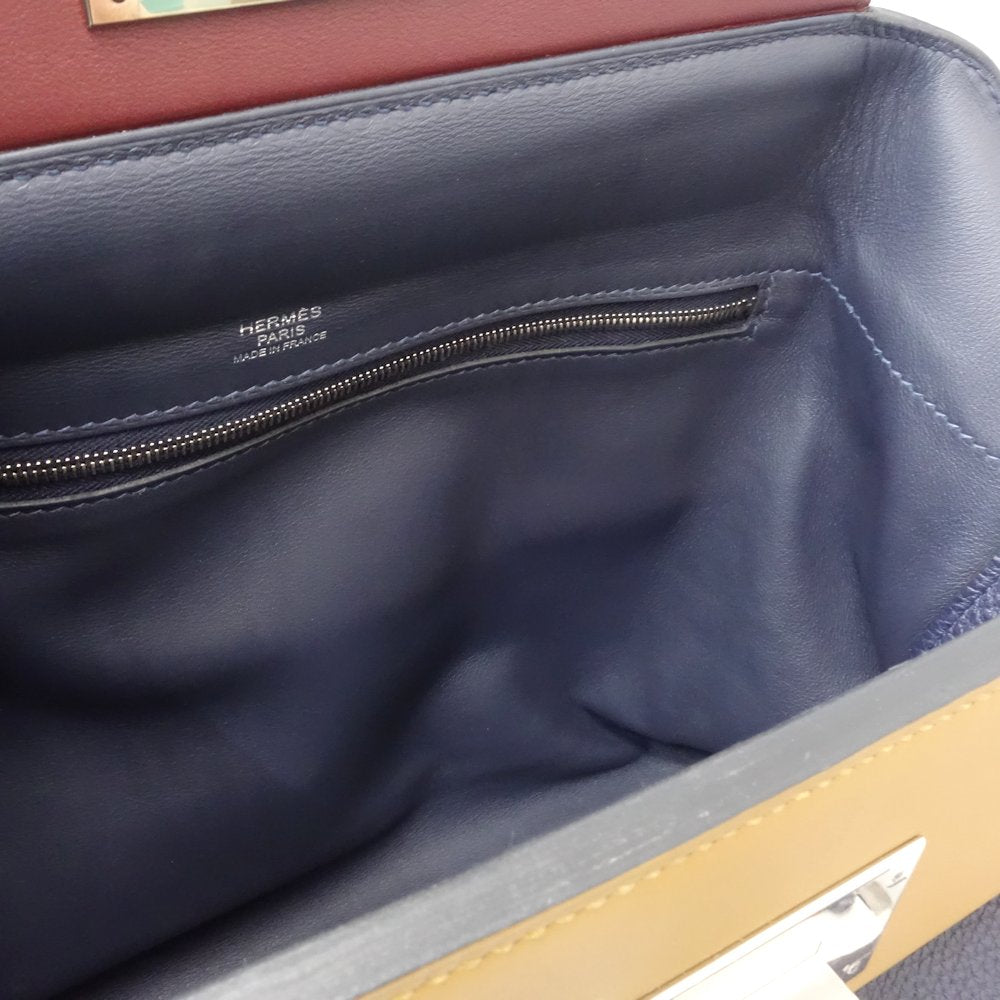 Hermes 24/24 2Way Bag Togo Blue Nuit