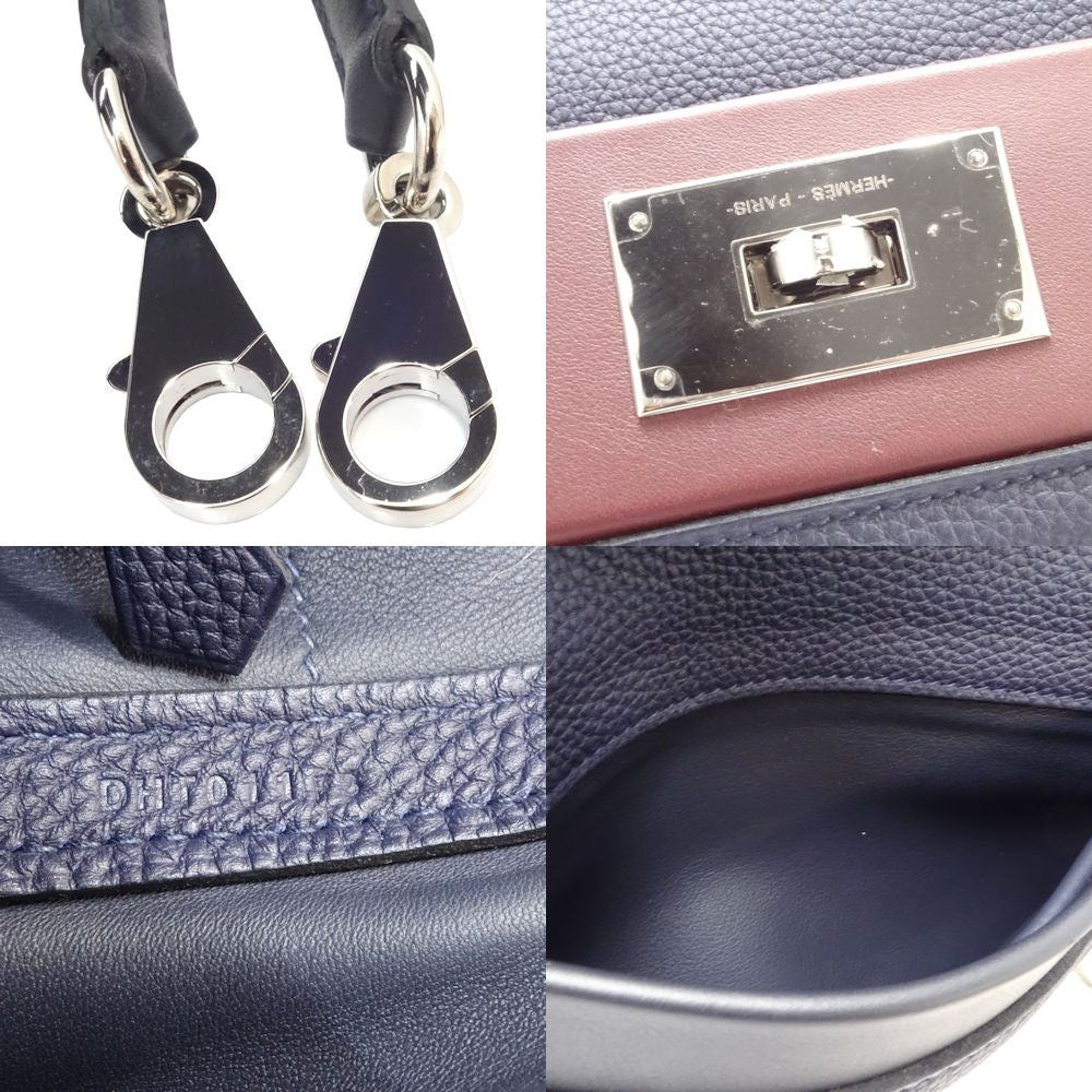 Hermes 24/24 2Way Bag Togo Blue Nuit