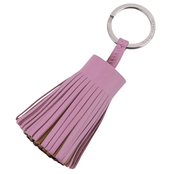 Hermes Carmen Tricolore Lambskin Keyring Charm