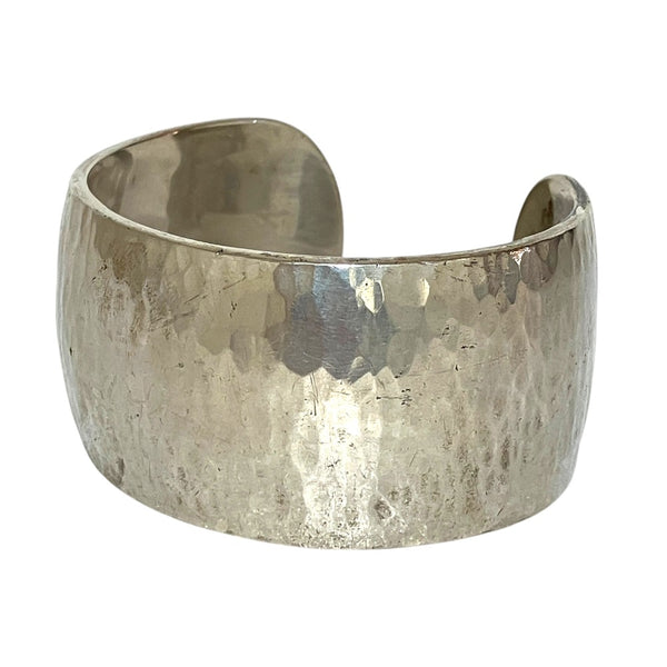Hermes Hammered Silver Bracelet