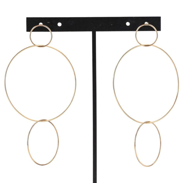 AHKAH Varvo Triple Au750 Hoop Earrings