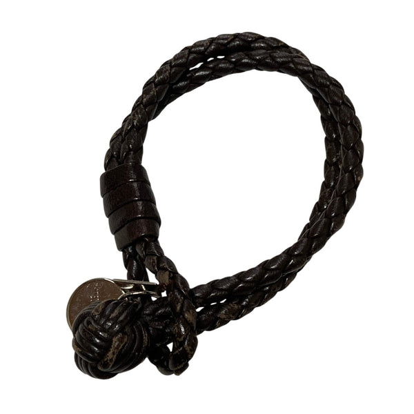 Bottega Veneta Intrecciato Leather Bracelet