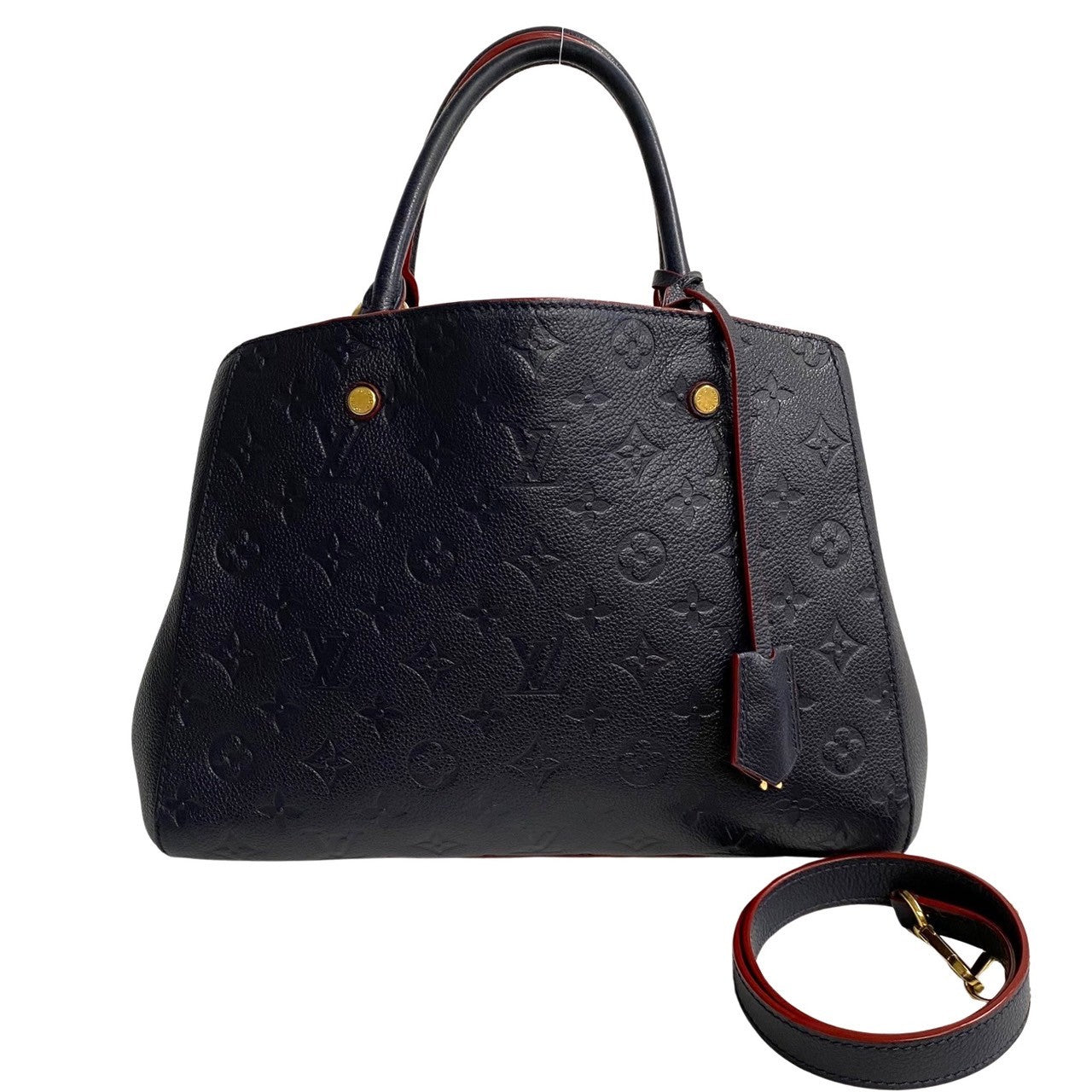 Louis Vuitton Montaigne MM Leather Handbag M42746 in Excellent condition