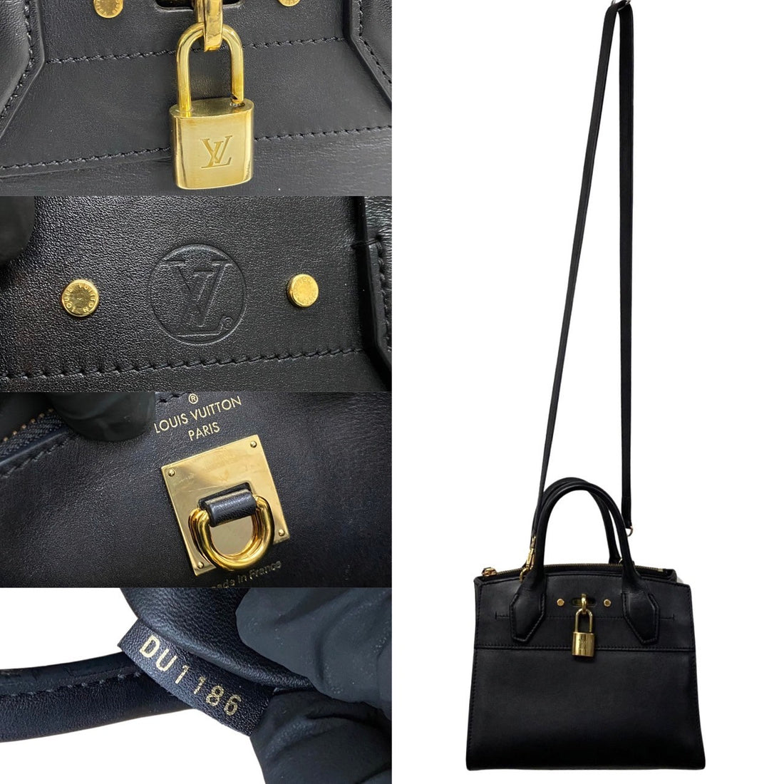 Louis Vuitton City Steamer Mini Leather Handbag 94294