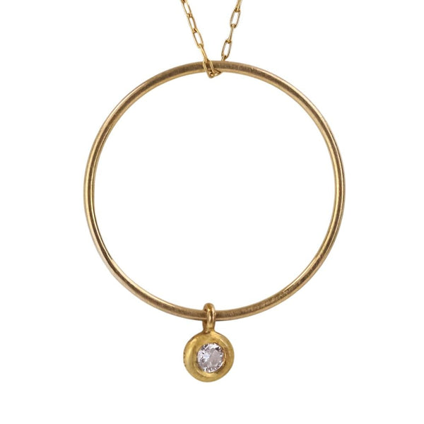 hum Au750 Diamond Long Necklace