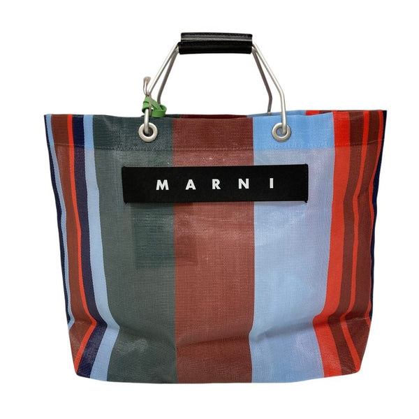 Marni Flower Cafe Shopping Tote Bag