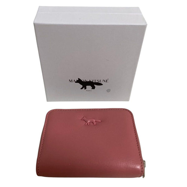 Maison Kitsune Profil Fox Zipped Wallet