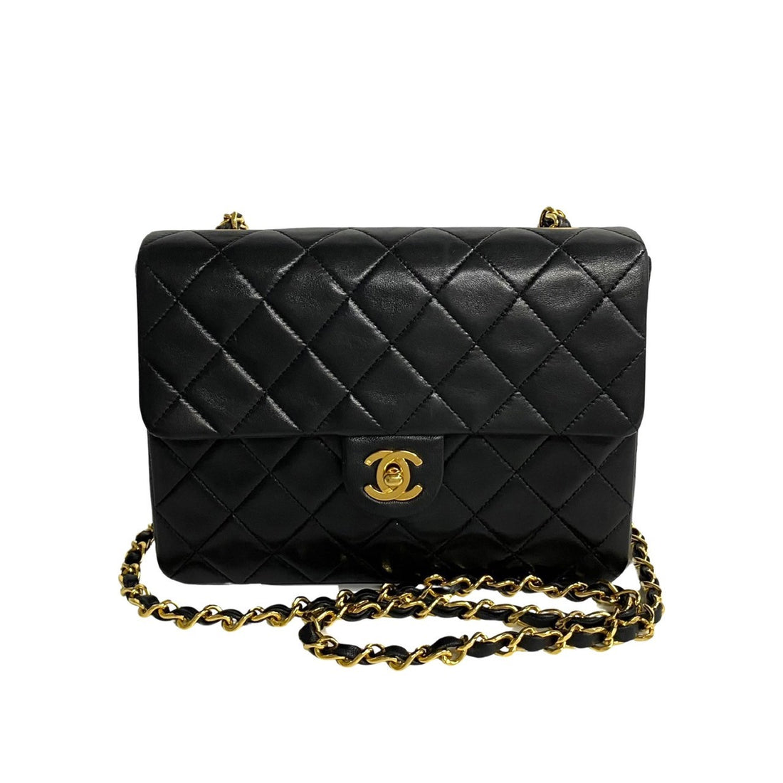 Chanel Mini Classic Single Flap Bag Leather Crossbody Bag in Very Good Condition