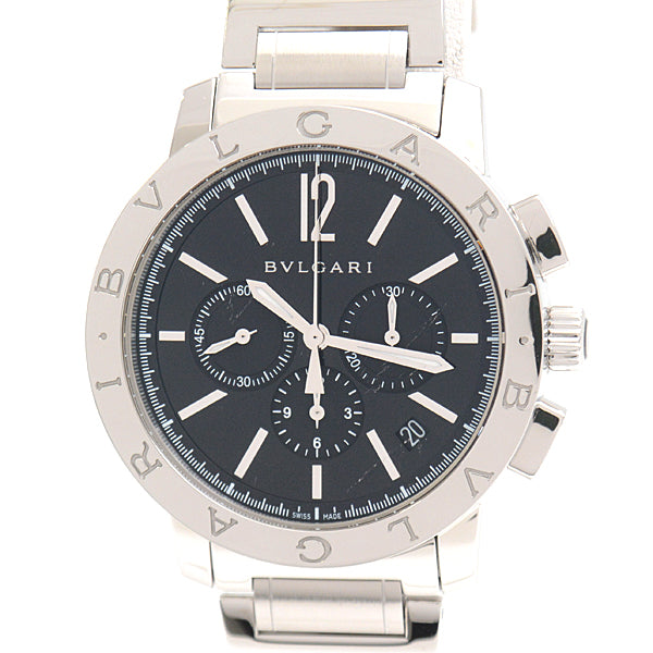 Bvlgari Bvlgari Chronograph Automatic Black Dial SS