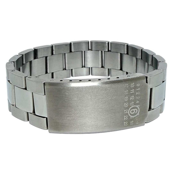 Maison Margiela Numeric Plate Metal Bracelet