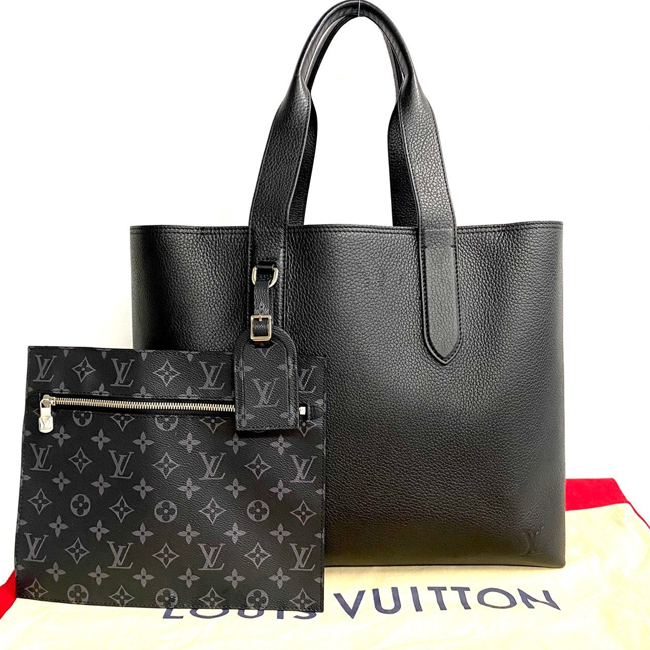 Louis Vuitton Cabas Voyage NV Leather Tote Bag M52817 in Good condition