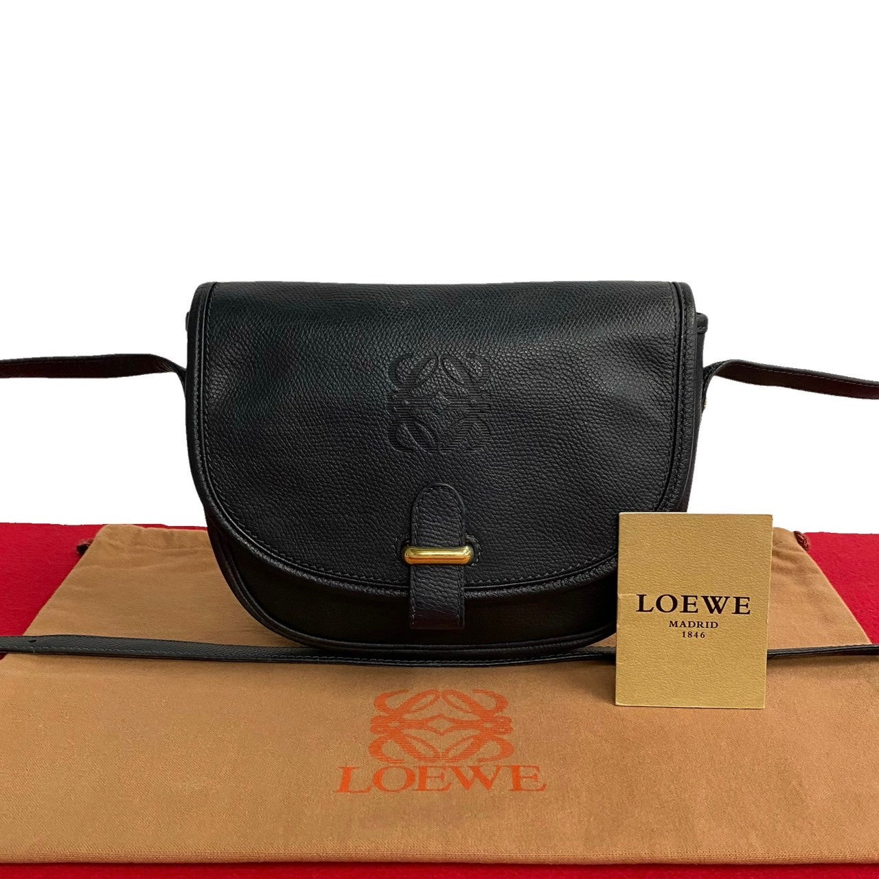 Loewe Leather Crossbody Bag Leather Crossbody Bag in Good condition