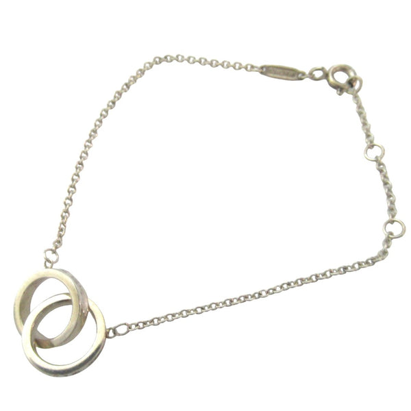 Tiffany & Co Interlocking Circle 925 Silver Bracelet