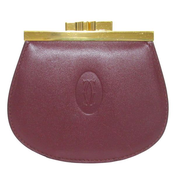 Cartier Must Line Leather Coin Case