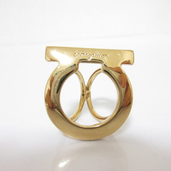 Salvatore Ferragamo Gancini scarf ring