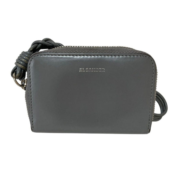 Jil Sander Giro Tangle Knot Strap Leather Wallet