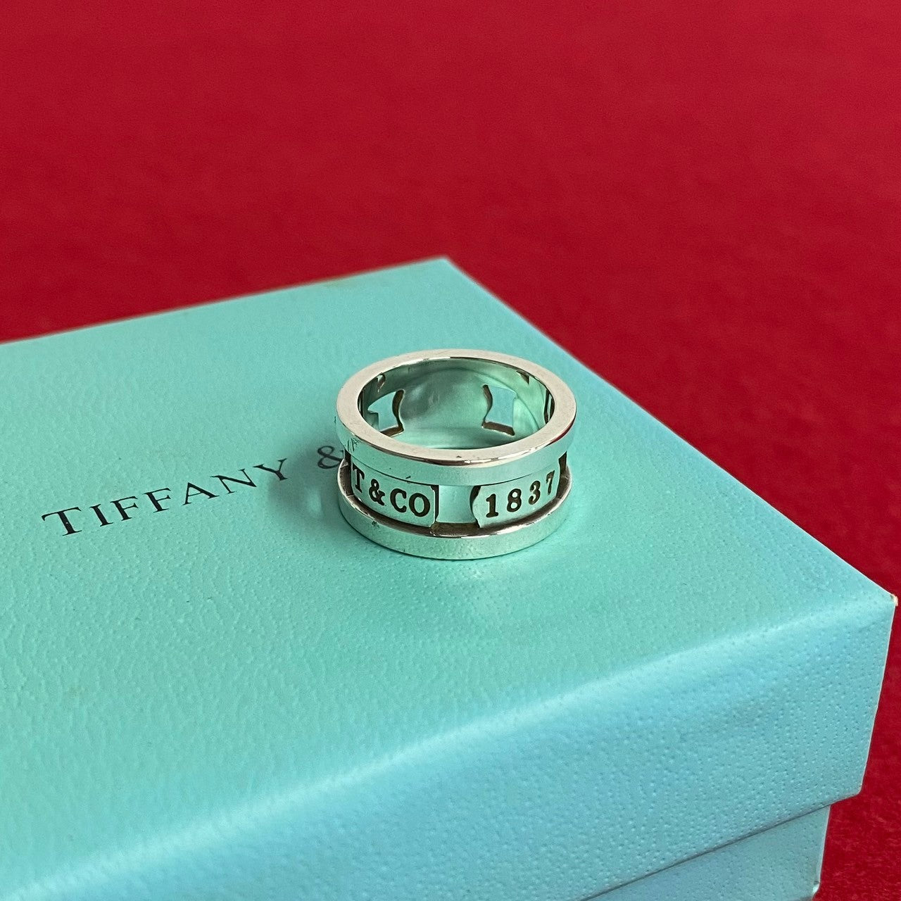 Tiffany & Co 1837 Elements Ring Metal Ring in Good condition