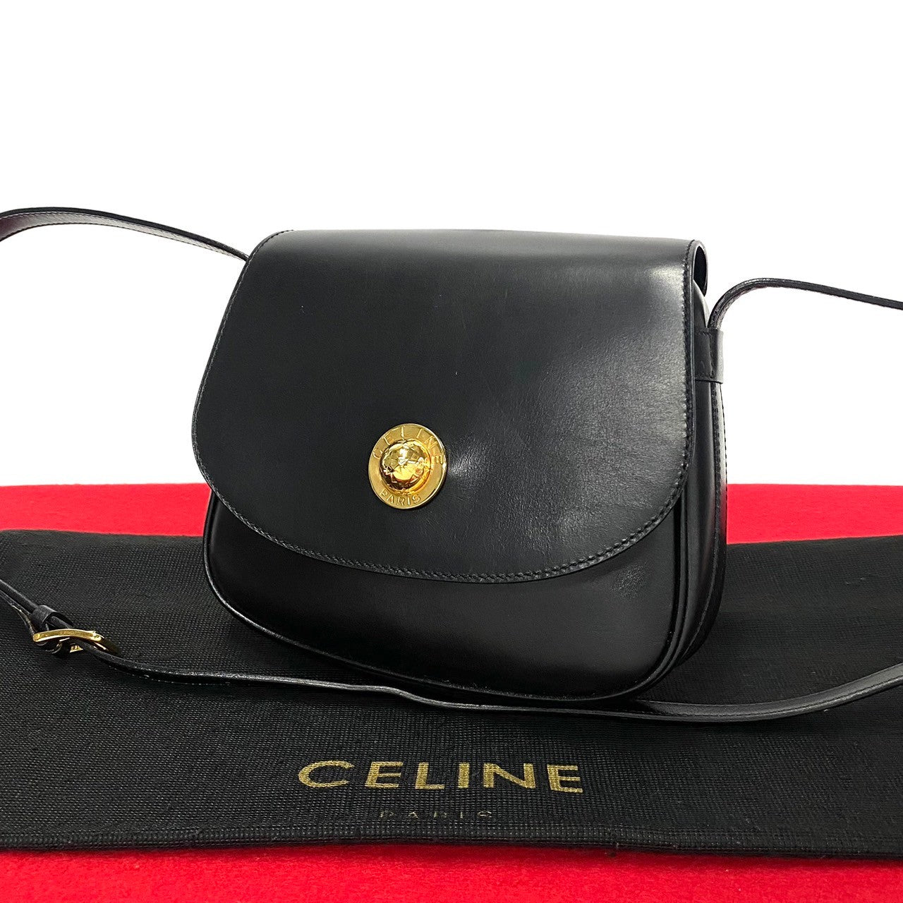 Celine Leather Mini Crossbody Bag  Leather Crossbody Bag in Excellent condition
