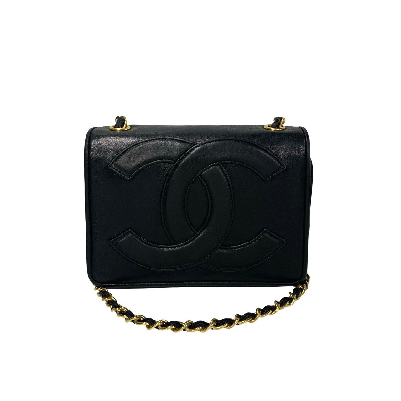 Chanel CC Mania Flap Crossbody Bag  Leather Crossbody Bag in Good condition