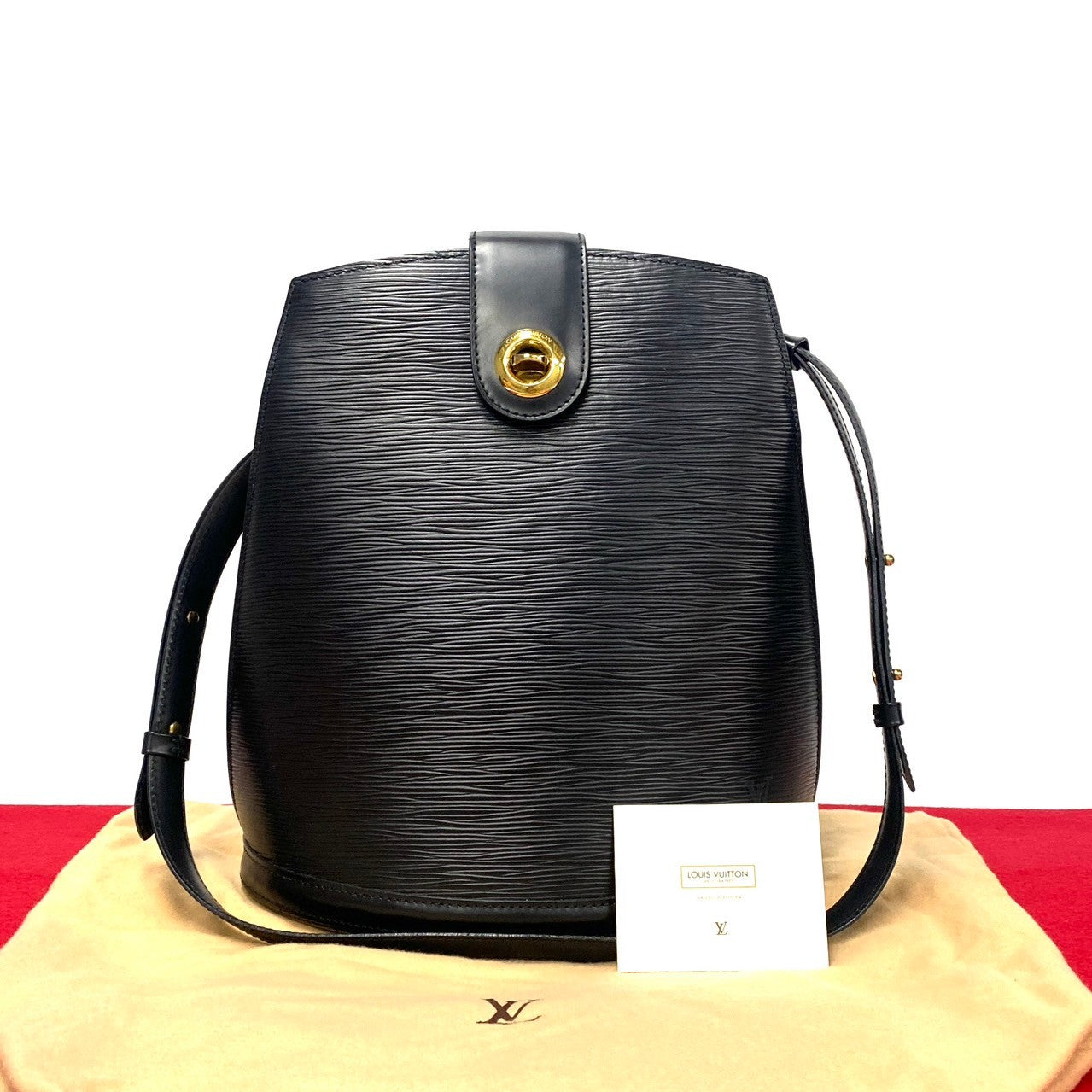 Louis Vuitton Cluny Canvas Shoulder Bag M52252 in Good condition